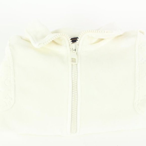 Louis Vuitton Mens Small Plain Rainbow Runway Velour Monogram Zip Sweatshirt - Picture 7 of 12